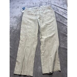 Polo Ralph Lauren Men's Beige Linen Classic Fit Dress‎ Pants 38x30 NWT